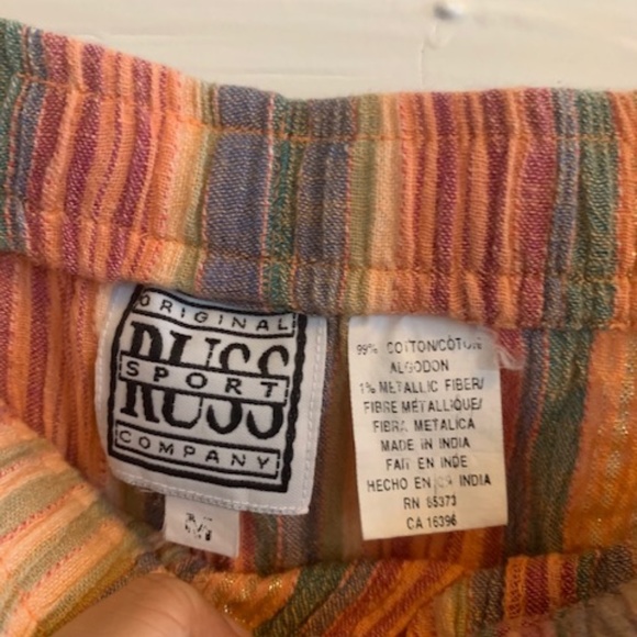 90's vintage pastel stripe two piece set - Picture 6 of 7